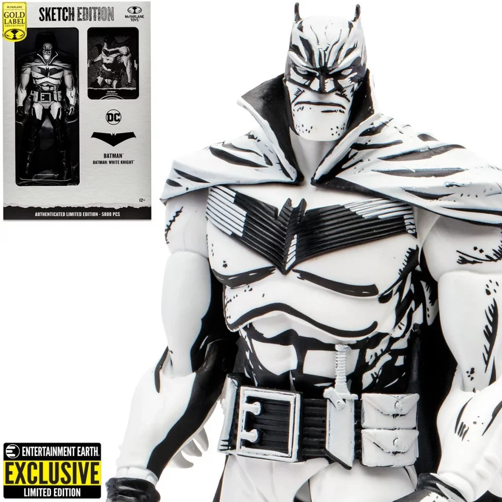 McFarlane Toys Batman White Knight Sketch Edition Exclusive Pre-Order 4