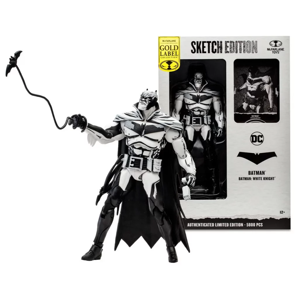 McFarlane Toys Batman White Knight Sketch Edition Exclusive Pre-Order 2