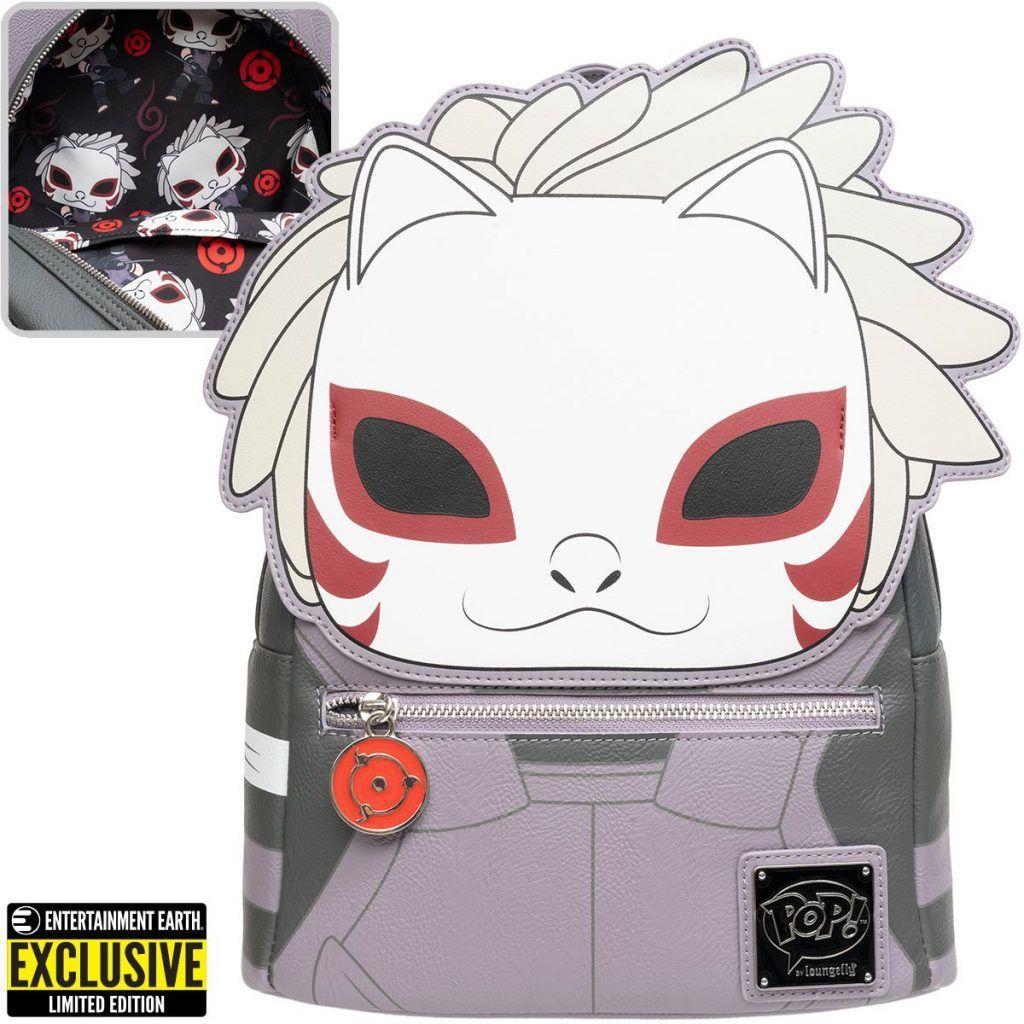 Naruto: Shippuden Pop! Loungefly Kakashi Hatake Anbu Mask Mini-Backpack Entertainment Earth Exclusive Pre-Order 3
