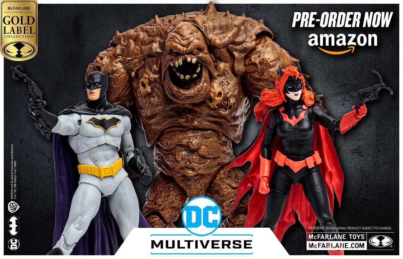 McFarlane Toys Clayface, Batman & Batwoman 3-Pack Amazon Exclusive Pre-Order 1