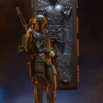 Sideshow Boba Fett and Han Solo in Carbonite Star Wars Collectible Statue Pre-Order 6